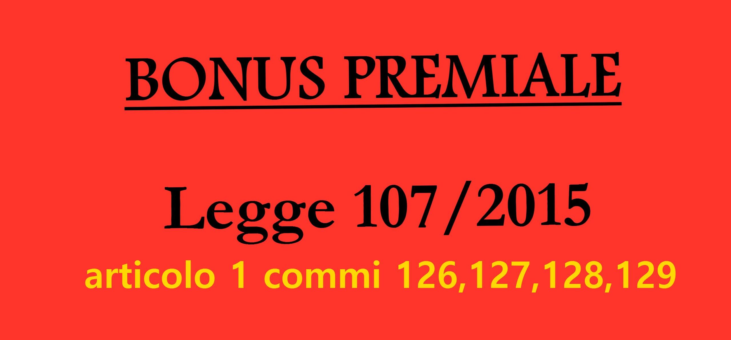 Bonus premiale